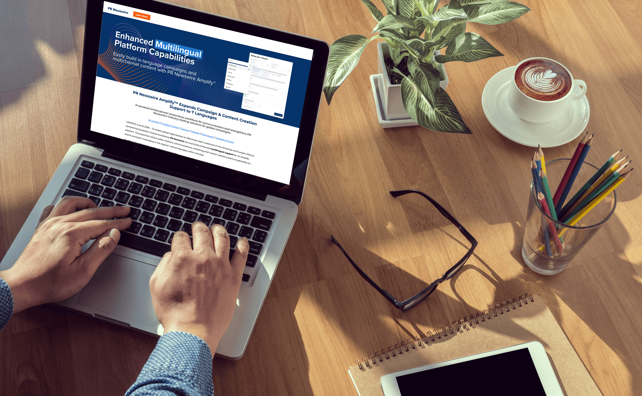 Custom Branded Multichannel News Release 
