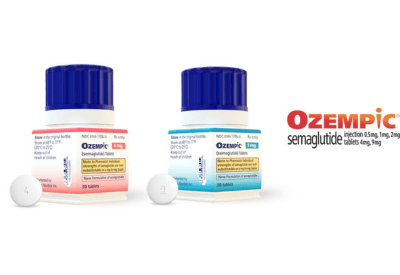 Novo Nordisk Ozempic pills and bottles